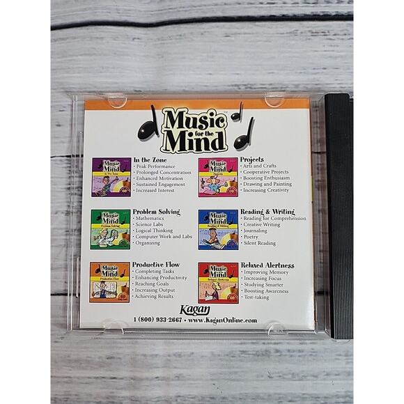 Music For The Mind 5 Beautiful Music CD's To Tune The Brain For Optimal Learning - Picture 9 of 14
